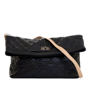 Pre-Loved Chanel Reissue Quilted Caviar Messenger Flap